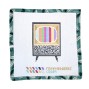 Retro TV Needlepoint Canvas
